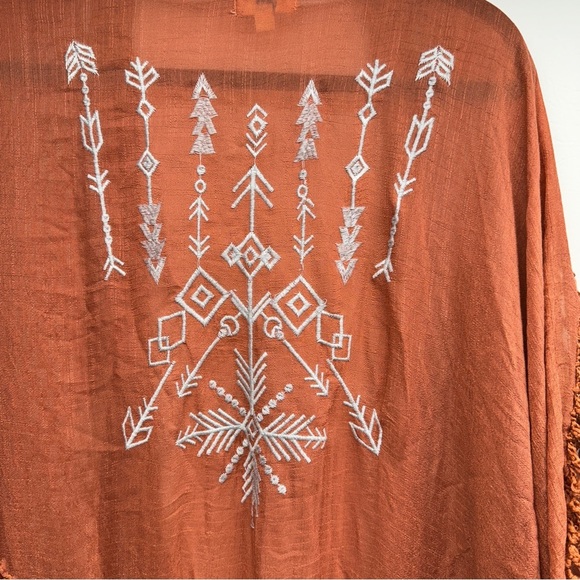 KORI America knit back embroidered cardigan size M/L - Picture 6 of 7